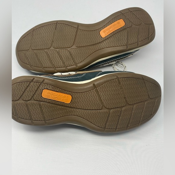 Size 8.5W - Rockport Works Sailing Club RK670 Women's Steel Toe 3 Eye Tie - Picture 2 of 4